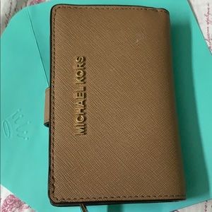 Michael Kors Golden Brown Small Women Wallet. NWOT